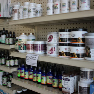 Pet supplements on store shelves